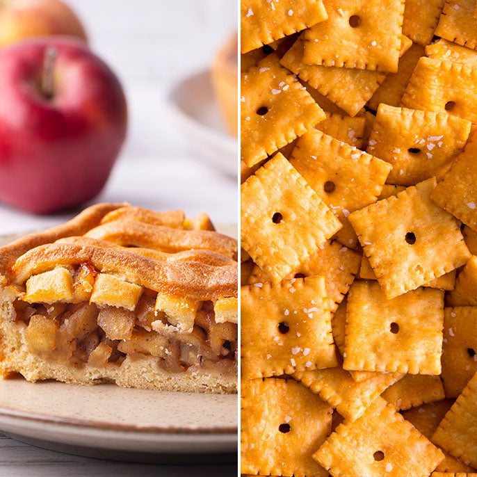 Apple Pie & Cheese Crackers at Tavola Studio Al Tilal Complex