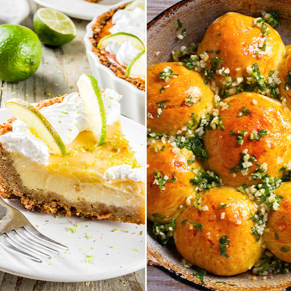 Key Lime Pie & Cheese Dinner Rolls