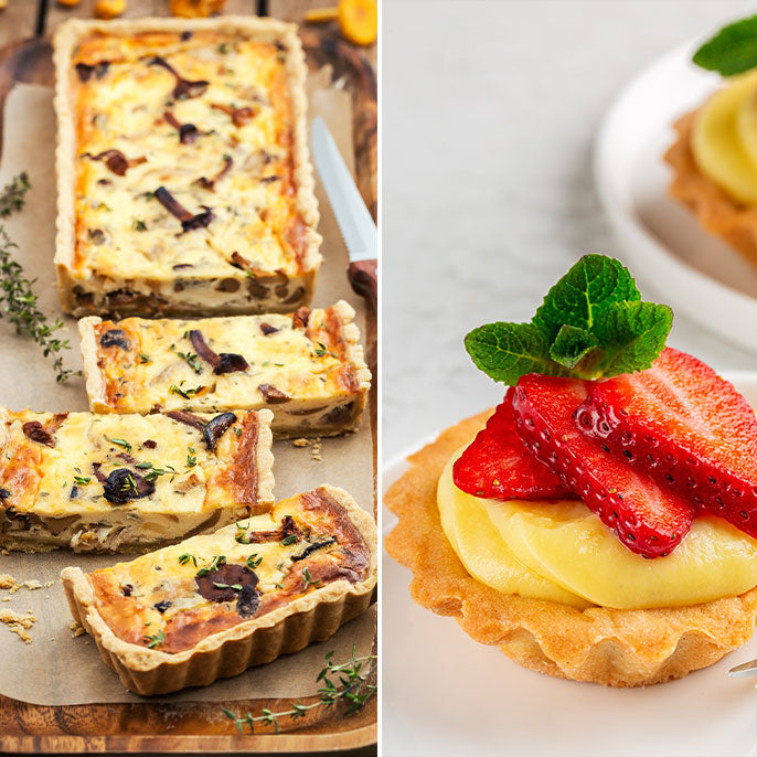 Chicken Mushroom Quiche and Fruit Tart Workshop
